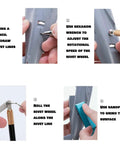 Steps to use a 9 Wheel Model Rivet Maker Tool Set With Alloy Handle And 3 Wheel Groups Pro Grade Scribing Kit Universal Detail Embossing For Mecha Aircraft And Tank Scale Modeling Set S123