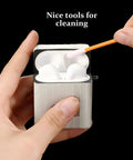 200 Piece Foam Swab Set With Sponge Tips For Inkjet Printer Print Heads Cameras And Optical Equipment Cleaning Pro Grade Open Cell Foam With Secure Poly Shaft 3.66 Inch Orange Swabs cleaning earbuds case