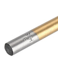 Titanium Coated Twist Step Drill Bit Set For Pocket Hole Jig Main System 8 To 12mm Multi Size Woodworking Tools For Aluminum Plastic Copper Cast Iron And Hardwood Projects For Pros, 8mm tip close-up