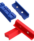 Magnetic TPU Vise Jaw Pads Kit With 2 Pairs Of 4 And A Half Inch Jaw Pads Pro Grade Multi Groove And Waffle Surface Sets