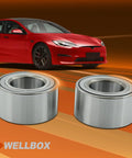 2 Pack Front Wheel Hub And Bearing Assembly 510055 For Hyundai Accent 2000 2017 Elantra 1996 2000 Tiburon 1997 2001 Kia Rio Rio5 2006 2011 WB000058 FW178 Bolt On Ready To Ride with car background