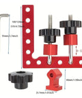 Heavy Duty Aluminum 90 Degree Right Angle Positioning Clamp And Corner Jig For T Track Benches with measurements