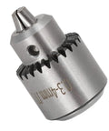 Versatile Mini Drill Chuck With 1/8 Inch Shaft For Lathes And Electric Drills Including Chuck Key, Built Tough From Carbon Steel And Brass