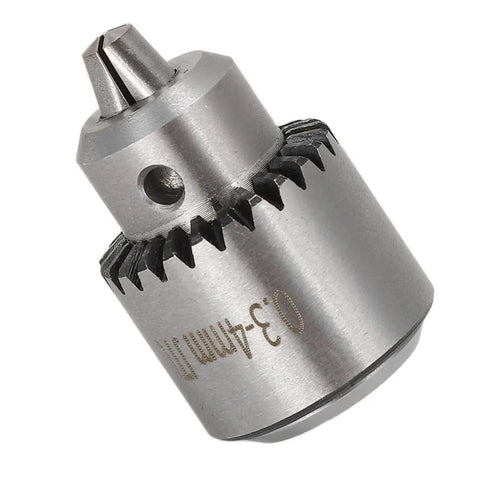 Versatile Mini Drill Chuck With 1/8 Inch Shaft For Lathes And Electric Drills Including Chuck Key, Built Tough From Carbon Steel And Brass