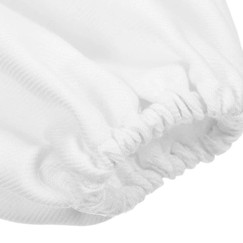 Close-up of elastic cuff detail for Badass Canvas Sandblast Sleeves Tough Arm Guard Covers Built To Take A Beating During Industrial Blasting Welding And Construction Jobs With All Day Comfort And Grippy Elastic Fit.