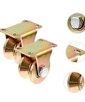 16pcs Steel Pulley Block Set For Heavy Duty Sliding Gate Roller Track Wheel, ideal for courtyard gates, close-up view