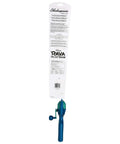 Back view of Raya The Last Dragon Disney Kids Fishing Rod And Spincast Reel Kit All In One 2 Ft 6 In Rod with packaging