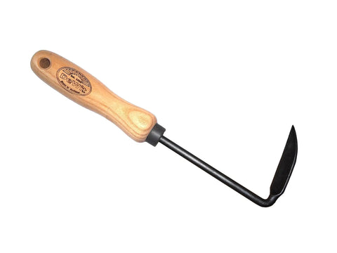 Right hand Cape Cod weeder from Three Tool Garden Bundle With Holder Lightweight 3 Piece Garden Set for easy no fuss weeding.