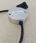 Brand New 64Bit Steering Motor Encoder Sensor W201301C For Excavator And Forklift Heavy Machinery Parts close-up view with cable.