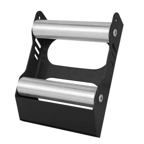 Beefy Universal Motorcycle Wheel Cleaning Stand With Paddock Roller 600 Lb Capacity For Tire Cleaning And Chain Lubrication Black