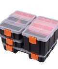 Four Piece Hardware And Parts Organizer Set For Toolbox Storage Ready To Roll With Versatile Small Parts Compartments Durable