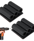 Side Mount Drill Bit Holder Holster With Heavy Duty Adhesive For Easy Carry And Quick Access Fits Up To Six Driver Bits