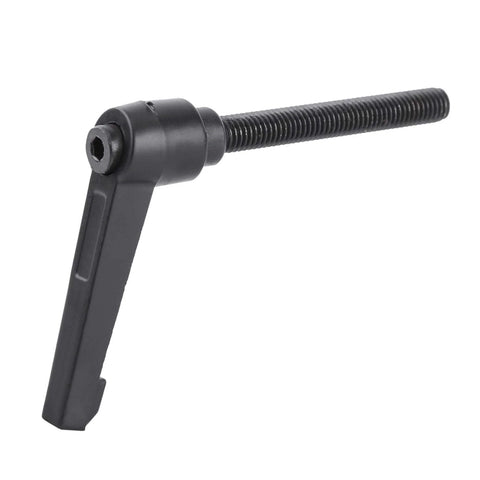 Adjustable Clamping Lever With External Male Thread For Machinery, ratchet style threaded handle knob, locking push button, M8 size
