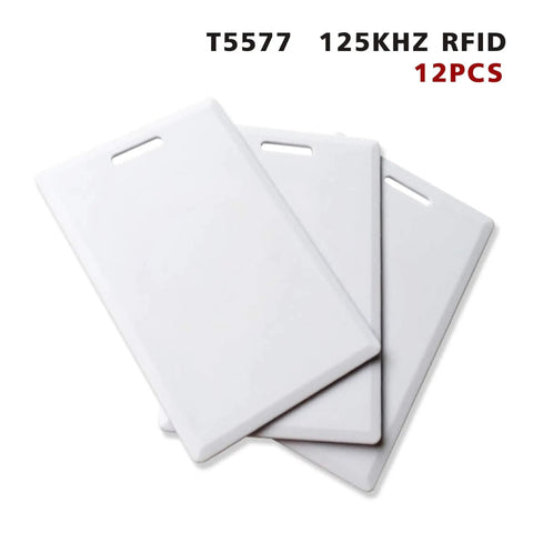 12 Pack T5577 125kHz Proximity Cards Rewritable Clamshell For Easy Access Control Compatible With 1386 And 1326 Weigand Readers
