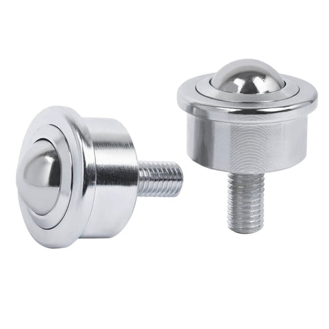Roller Ball Transfer Bearing Casters 1 Inch Diameter M12 Ball Transfer Unit For Transmission Heavy Duty Stud Mounted