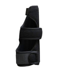Side view of adjustable breathable neoprene metacarpal splint for both hands, finger support for boxer fractures.