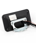 Rear view of 48V To 72V Digital Speedometer Display Panel For Electric Scooters And E Bikes with mounting bracket and wires visible.