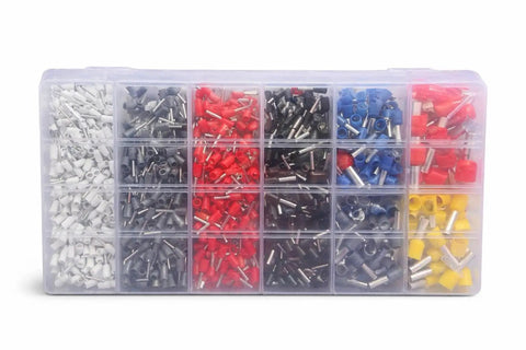 Self-Adjustable Ratchet Pliers Crimping Tool Kit For Heavy Duty AWG 23 To 7 Wire Ferrule Connectors And Pin Terminals Perfect For Auto Audio Or Diy Projects That Slap Together With Ease. plastic wire ferrule assortment box