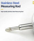 Dial Indicator Magnetic Holder With Bore Gauge And Magnetic Stand Base For Precision Micrometer Measurement Tools Includes Hour Type Indicator Comparator And 10mm Stand B stainless steel measuring rod close-up