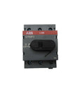 Front view of Single 3-Pole 60 Amp Non-Fused Disconnect Unit for Industrial Panels, compact heavy duty electrical switch.