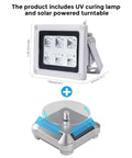 UV Resin Curing Light For 3D Printers With 360 Degree Rotating Solar Turntable 6x405nm LEDs For SLA DLP LCD Printers