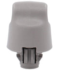 Close-up of grey sun visor clip from Pack Of 2 Grey Sun Visor Clip Holder Bracket Retainer For Nissan Altima X Trail Rogue Pathfinder Maxima Murano Armada Qashqai Teana And Infiniti QX56 QX60 Q50 QX50 Q70