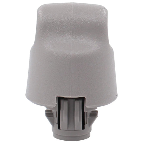 Close-up of grey sun visor clip from Pack Of 2 Grey Sun Visor Clip Holder Bracket Retainer For Nissan Altima X Trail Rogue Pathfinder Maxima Murano Armada Qashqai Teana And Infiniti QX56 QX60 Q50 QX50 Q70