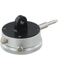 Magnetic Base Stand With Fine Adjustment For Dial Indicator, Built Tough With 60Kg Holding Power, V Groove For Cylindrical Surfaces, 0 To 10mm Gauge Range, Metal Inspection Tool For Precise Measurements, metal base with fine adjustment arm