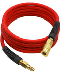 Hybrid Lead In Air Hose Workhorse Quarter Inch By Ten Feet 300 PSI Heavy Duty Lightweight Kink Resistant All Weather Flexibility