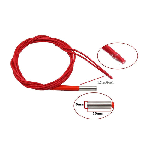 24V 40W Heater Cartridge For 3D Printer Hotend 6mm Stainless Steel With 1.5M Lead Pack Of 3 Compatible With Ender 3
