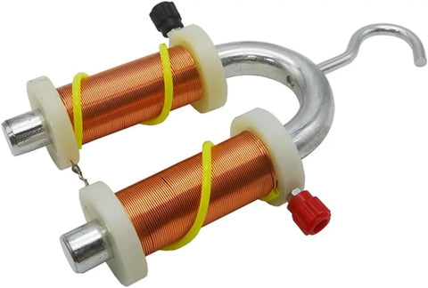 Electromagnet Experiment Kit For School Labs And Physics Classrooms With Dual Coil Model, 1.5V Battery Power, About 400 Turns