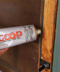 Person applying All Purpose Glue 3.7oz Clear Bundle With Snip Tip Applicators And Spreader Tools to screen door for heavy duty bonds.