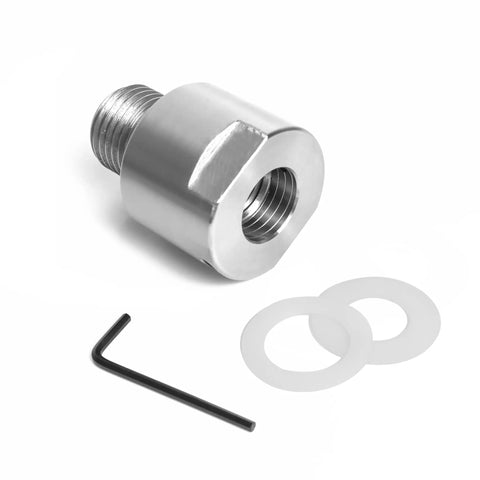 Hella Sturdy Wood Turning Lathe Adapter Converts 1 1/4 Inch Female To 1 Inch Male Thread With Smooth Headstock Spindle Reducer and nylon washers.