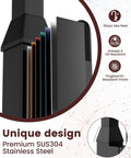 DAYONE Black Square Kitchen Faucet - Modern Pull-Down Sprayer with 2-Mode Kitchen Sink Faucet, 360° Swivel Fits Bar/RV Sinks, SUS 304 Stainless Steel with Square Deck Plate features unique design with premium SUS304 stainless steel.
