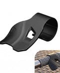 Universal Motorcycle Cruise Control Throttle Holder, black grip bar for ergonomic highway cruising, fits various bike types.