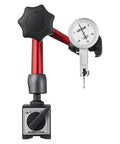 Dial Test Indicator With Universal Magnetic Base And Storage Case 0.0005 Inch Accuracy 0 To 0.03 Inch Travel Micro Ball Handle