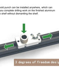 Aluminum Extrusion Drill Guide And Tap Jig For 2020 And 2040 European Profiles M4 M5 M6 And M10 Drill Holes and Tapping