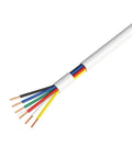 500 Ft Stranded 22 AWG 6 Conductor Alarm CCA Cable for Low Voltage Systems Ideal for Burglar Alarms, Fire Detectors, Security Stations and Doorbells