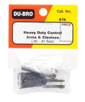 Packaging of Heavy Duty Aircraft Control Arms And Clevises 2 Pack For Medium To Large Aircraft With Aluminum Pivot Pins