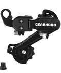 Direct Mount Rear Derailleur For 6/7 Speed Bikes, Smooth Shifting For Mountain, Road, And Folding Bikes, black gear component