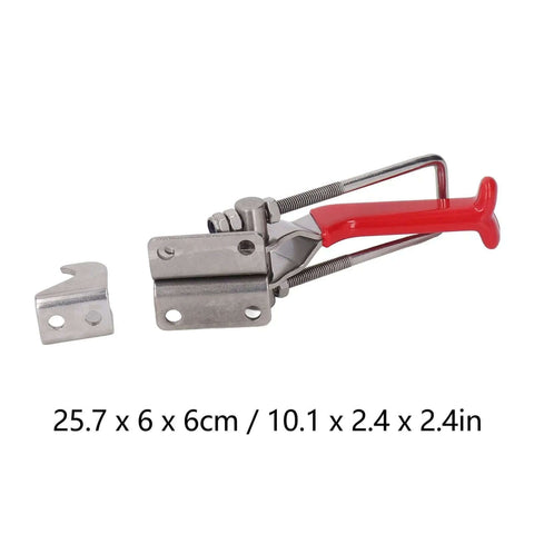 Stainless Steel Toggle Clamp With Adjustable Opening And Plastic Handle, 900 Kg Clamping Force for mechanical projects
