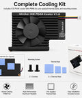 Keep Your Rig Ice Cold On Raspberry Pi Five Boards With This Quiet Active Cooler Featuring A Slim Aluminum Heatsink And Pre Applied Thermal Pads For Steady Chill On Four And Eight Gigabyte Sets During Heavy Computing Grinds.