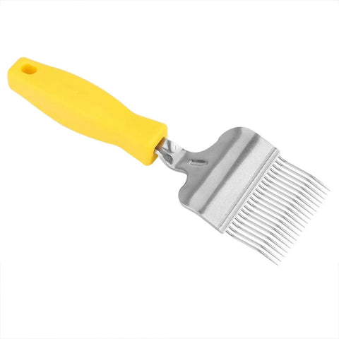 Beekeeping Uncapping Fork Stainless Steel Honeycomb Tine For Hive Inspection And Honey Harvest Durable Tool With Comfortable Grip