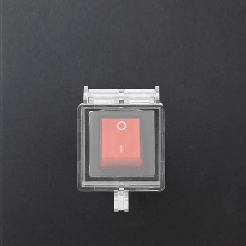 Transparent 2 Inch Button Switch Cover Lock Guard Safety Button Protector For Elevator Power Switches Kid Safe Cover