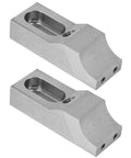 Heavy Duty Side Clamp Vise With 60K N Clamping Force And Low Profile Arched Design For Precision Molding Machining On Small Gearboxes, showing clamping jaws.