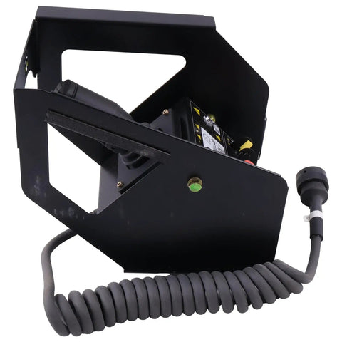 Heavy Duty Platform Control Box Direct Swap For Jlg 1001128685 Complete Assembly Upgrade Plug And Play Hookup with coiled cord.