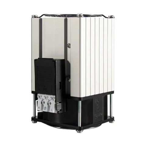Heavy Duty PTC Cabinet Air Conditioner And Heater Top Notch Aluminum Enclosure With Smart Thermostatic Fan for 600W cooling.