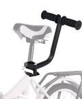 Kids Bike Handrail And Rear Seat Armrest For Child Carrier, sturdy aluminum alloy handlebar with soft rubber grip on bicycle