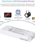 Dimmable LED Driver Transformer 25W Power Supply 120V AC To 12V DC For LED Strip Lights No Fuss Dimming With Lutron And Leviton Dimmers