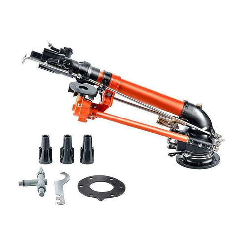 2 Inch Farm Irrigation Sprinkler System With Rotating Spray Gun For Big Lawns And Gardens Easy Setup Watering Kit components
